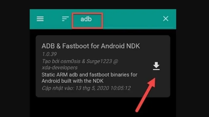 Dùng phần mềm ADB thứ ba
