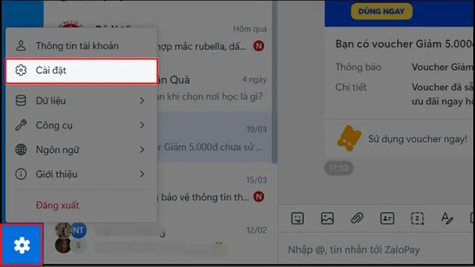 Hướng dẫn cách tắt tính năng Zalo tự lưu ảnh trên máy tính