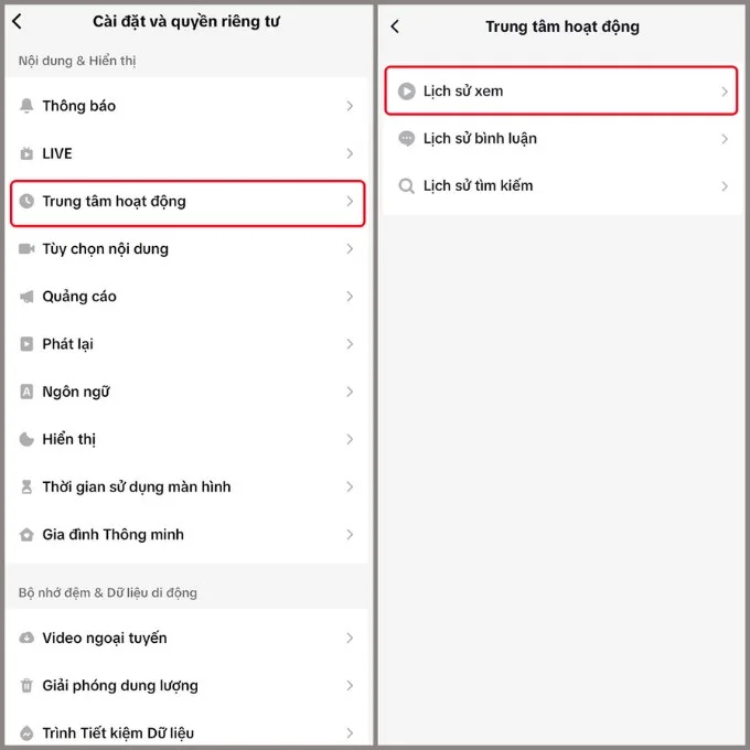 Cách xem lại lịch sử xem của bạn trên TikTok