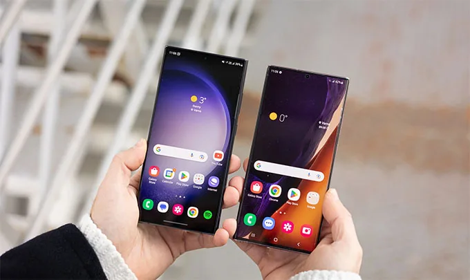 Màn hình Galaxy S23 Ultra đi kèm với tấm nền AMOLED mới hơn