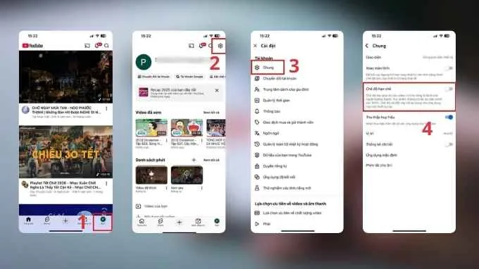 tắt tắt chế độ hạn chế của YouTube trên iPhone