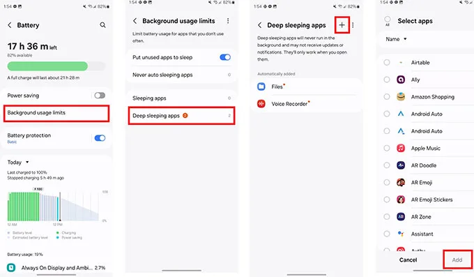 Xóa các ứng dụng và thông báo không cần thiết