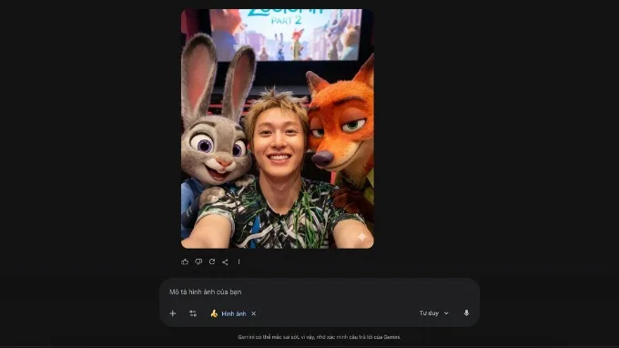 Cách tạo ảnh Zootopia bằng Gemini