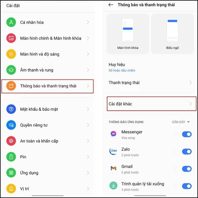 Xem tin nhắn Messenger bị thu hồi trên điện thoại Realme