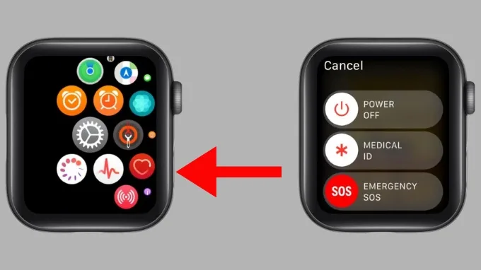 Khởi động lại Apple Watch