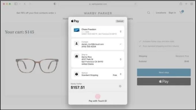 Cách thêm thẻ Apple Pay trên iMac hoặc MacBook