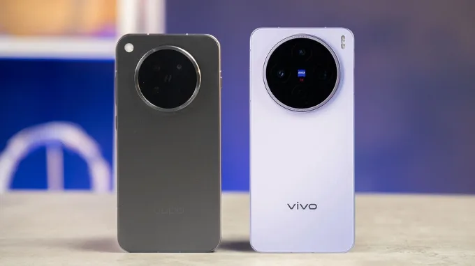 So sánh Vivo X200s 5G và OPPO Find X8s về thiết kế