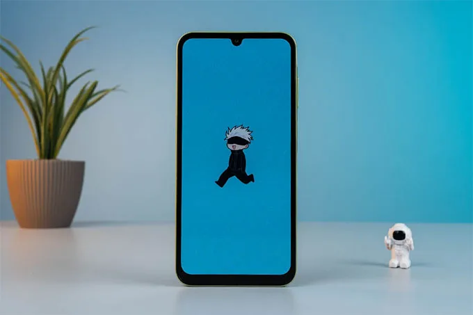 Màn hình Samsung Galaxy A25 sử dụng thiết kế giọt nước