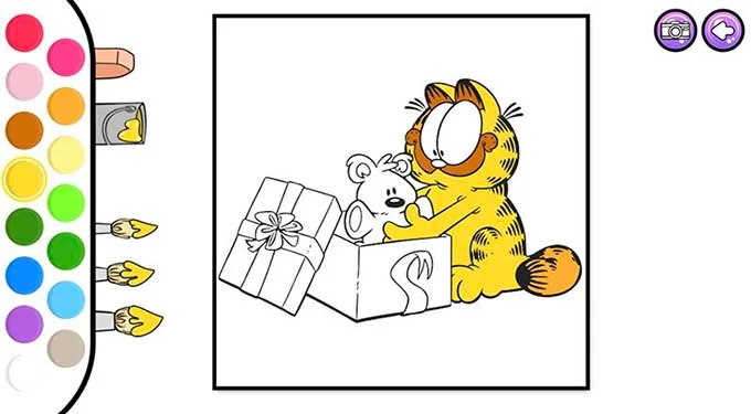 Sách tô màu Garfield