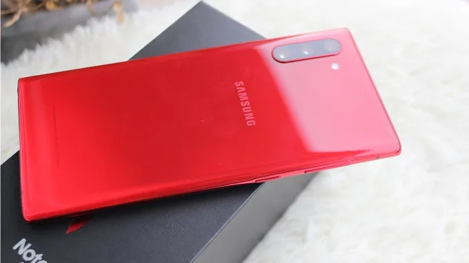 Thiết kế Galaxy Note 10 rất đẹp mắt