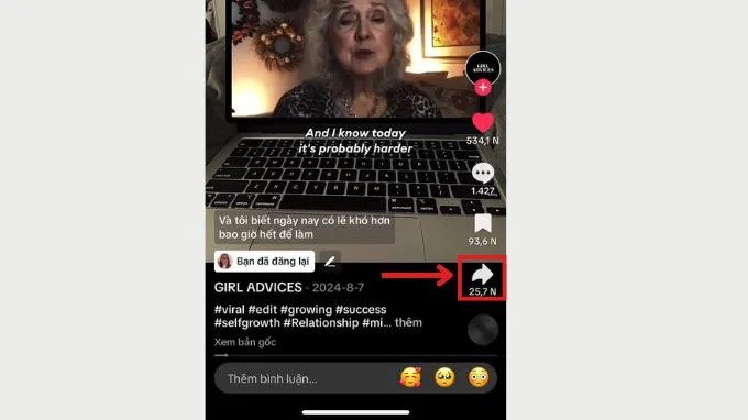 Cách xóa video đăng lại trên TikTok
