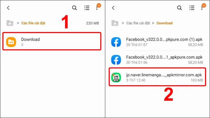 Cách cài đặt file APK trên điện thoại Android
