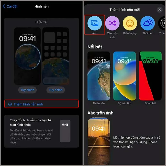 Cách cài đặt hình nền cho iPhone 12 Pro Max