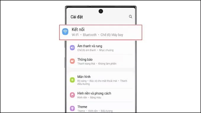 Cách chia sẻ mật mã Wifi trên Samsung