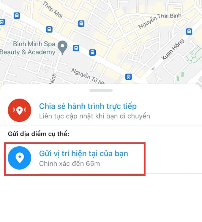 cách định vị số điện thoại qua Zalo
