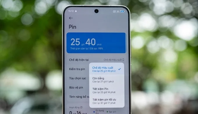 Dung lượng pin và công nghệ sạc