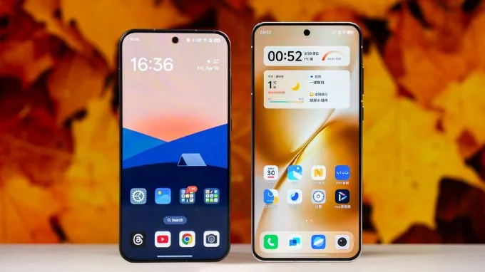So sánh Vivo X200s 5G và OPPO Find X8s về màn hình