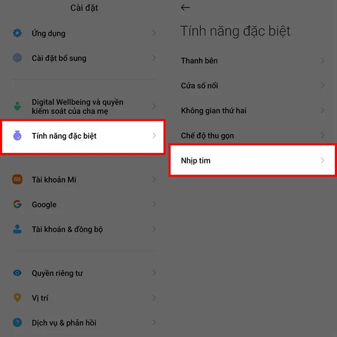 Cách đo nhịp tim trên điện thoại của Xiaomi bạn nên biết. Bước 5