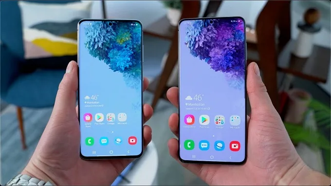 Màn hình Galaxy S20 và Galaxy S20 Plus