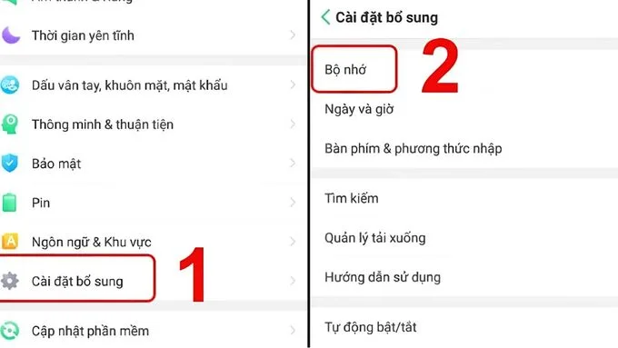Giải phóng dung lượng OPPO và mẹo kiểm tra dung lượng hiện có