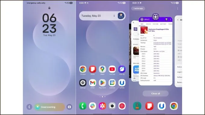 Phần mềm và giao diện Samsung Galaxy S25 Edge
