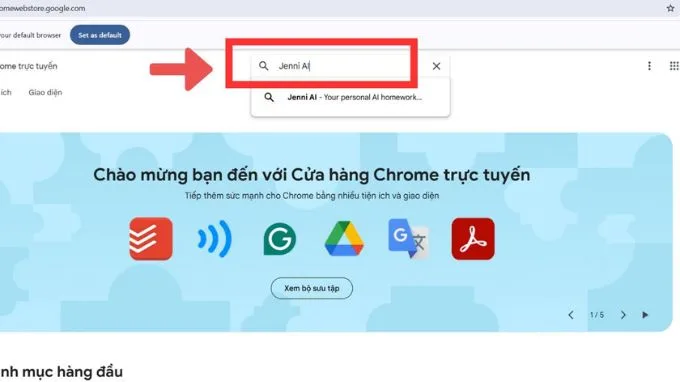 Hướng dẫn cách cài đặt ứng dụng Jenni AI trên Chrome