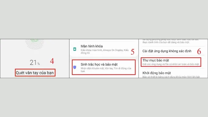 Cách khóa ứng dụng trên Samsung bằng dấu vân tay