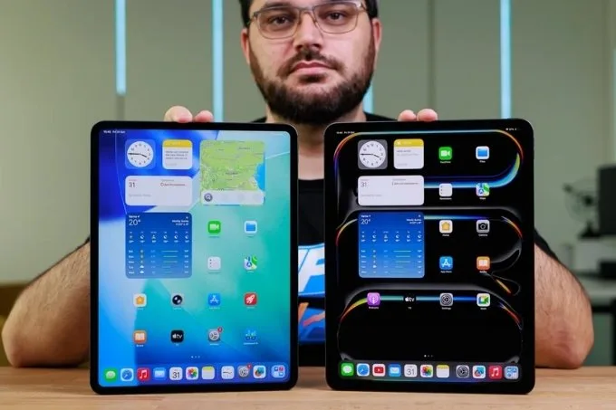 So sánh iPad Pro M5 và iPad Pro M4 về màn hình