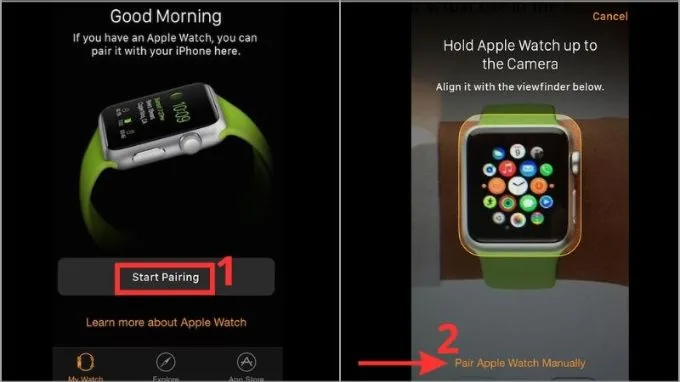 Cách ghép đôi Apple Watch cũ với iPhone mới