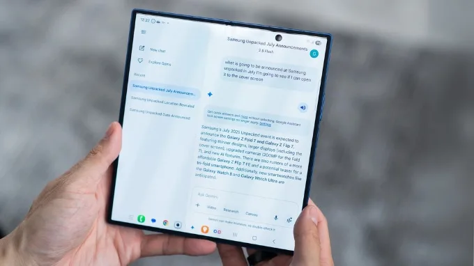 Tổng quan cấu hình Samsung Galaxy Z Fold 7
