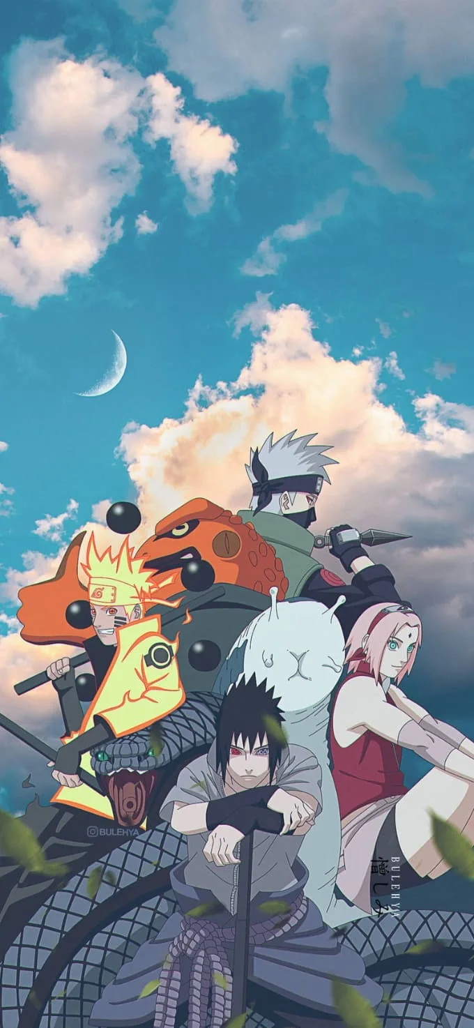 Hình nền iPhone 17 chủ đề anime, hoạt hình