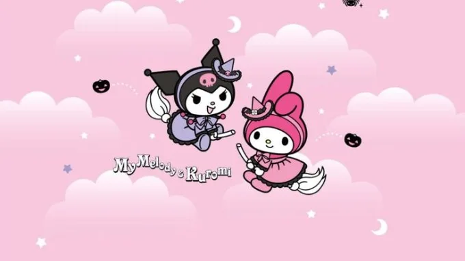 Hình nền Kuromi dễ thương cho máy tính