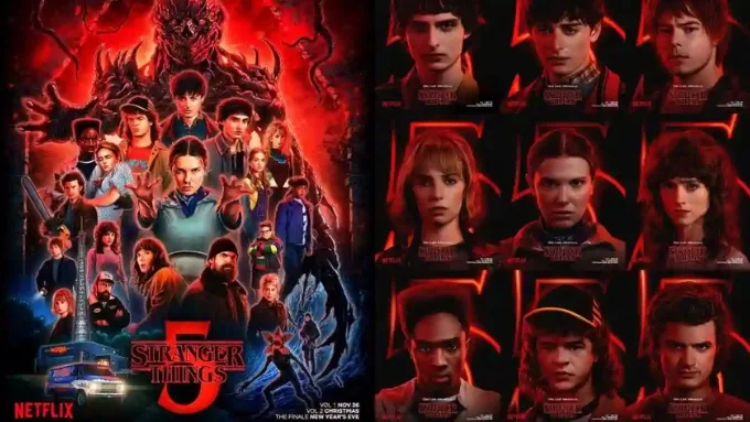 Sức hút của dàn diễn viên Stranger Things 5