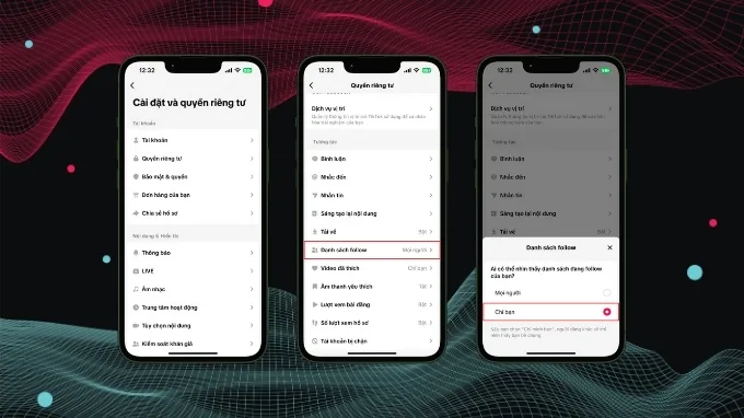 Cách ẩn danh sách follow trên Tik Tok vô cùng đơn giản