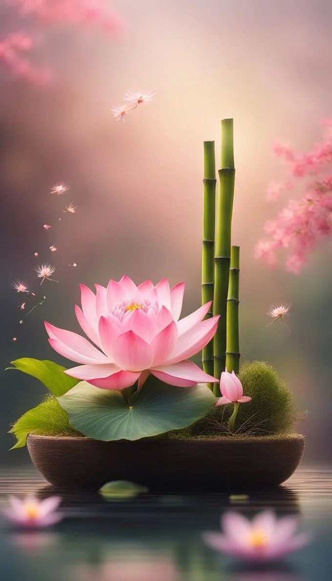 Hoa sen hồng là hình nền phổ biến trên điện thoại