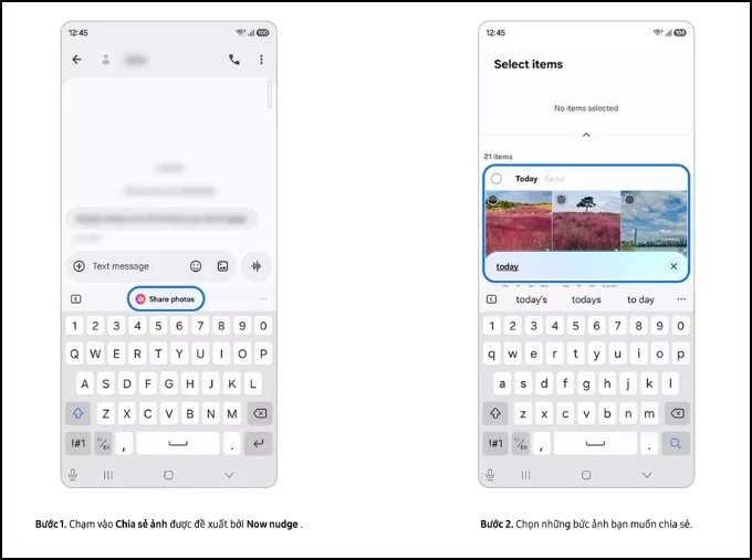 Chia sẻ ảnh nhanh bằng Now Nudge