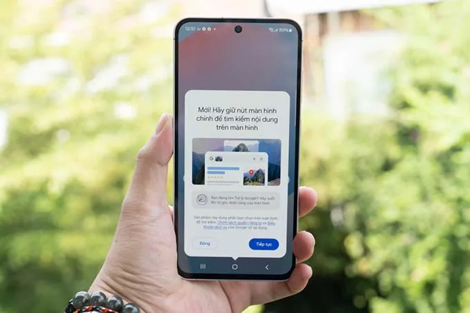 Màn hình Samsung S24 FE hiển thị sống động