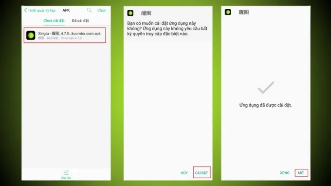 Cách tải Xingtu trên điện thoại Android