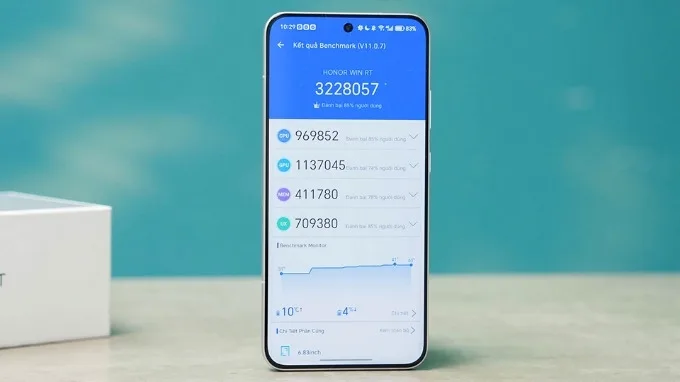 HONOR Win RT đạt điểm AnTuTu hơn 3 triệu