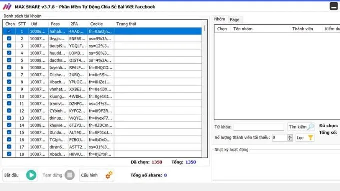 Phần mềm chia sẻ livestream Max Share