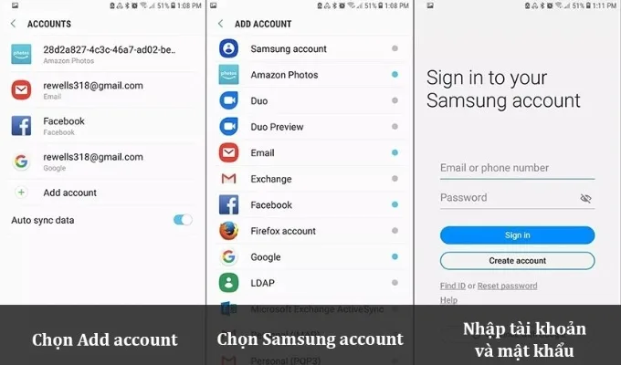 Cách đăng nhập Samsung Cloud trên điện thoại