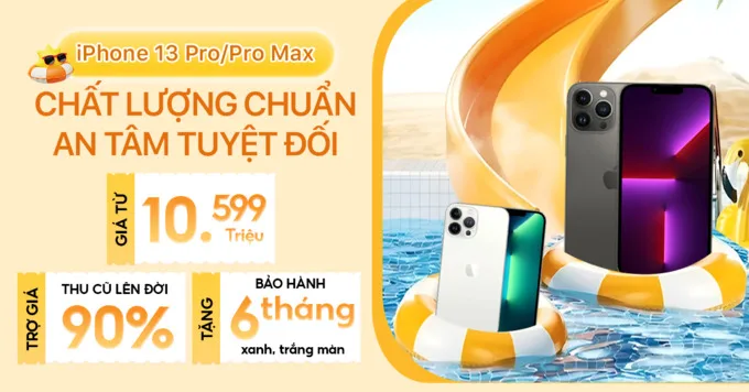 Tặng Bảo hành xanh - trắng màn khi mua iPhone 13 Pro và 13 Pro Max tại XTmobile