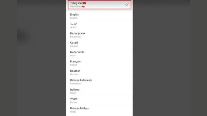 Cách cài tiếng Việt cho Telegram trên điện thoại nhanh chóng