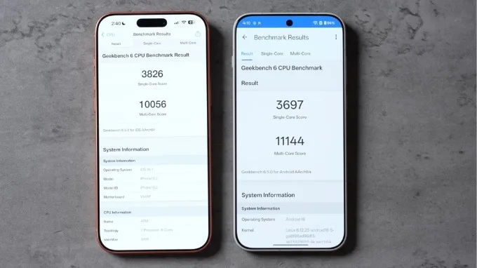 So sánh Galaxy S26 Ultra và iPhone 17 Pro Max về hiệu năng