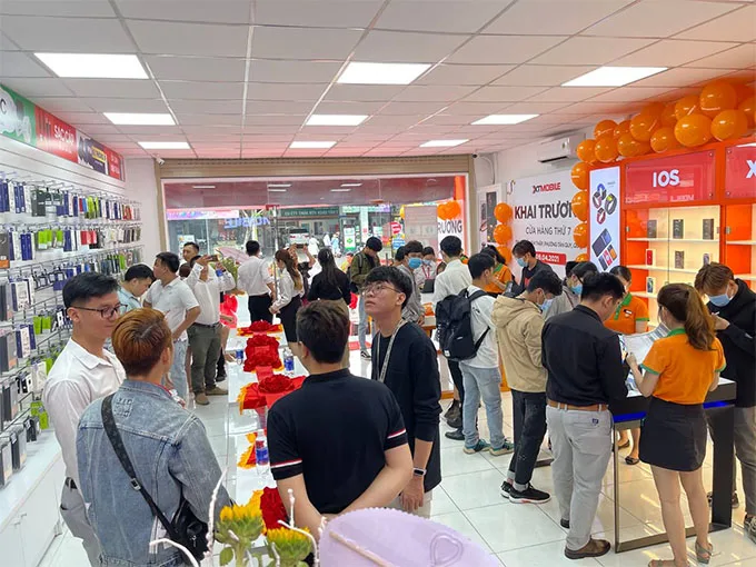 Hình ảnh khai trương cửa hàng 396 Nguyễn Thị Thập, Quận 7