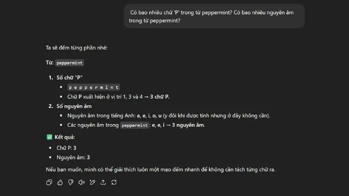 GPT-5 đưa ra kết quả chính xác một cách nhanh chóng