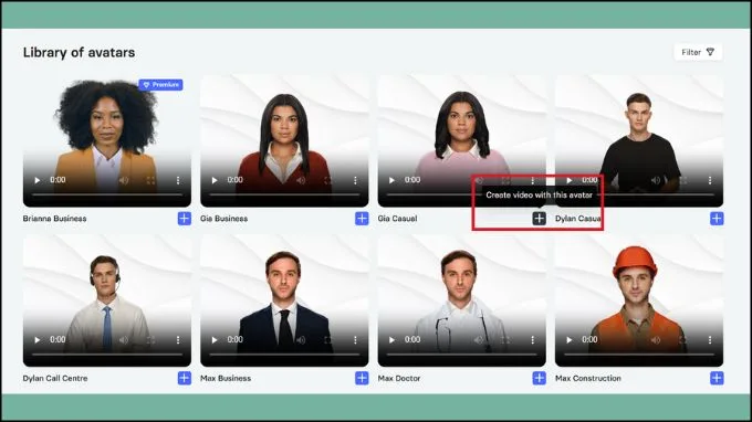 Sử dụng các Avatar AI để tạo Video trên Elai io