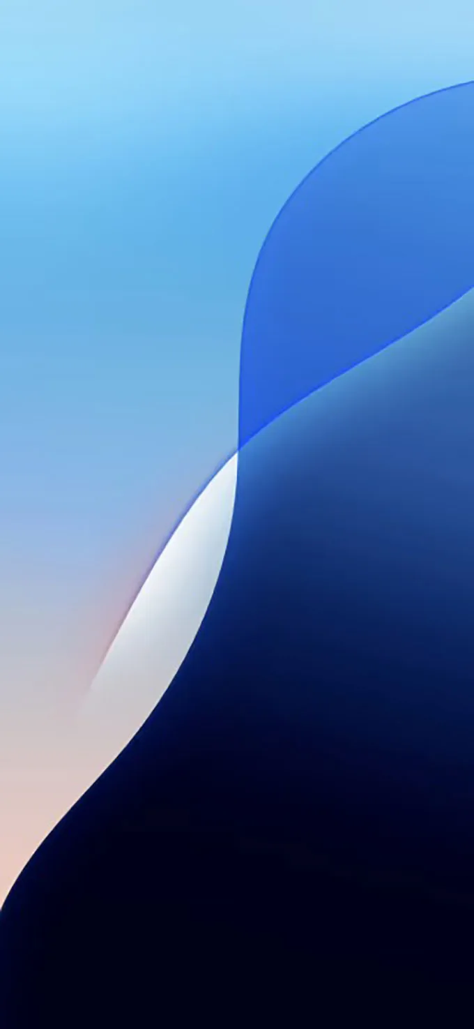 Hình nền iOS 18 - Xanh dương