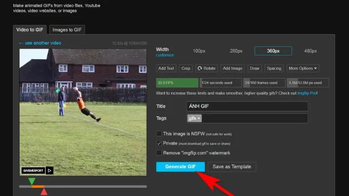 ImgFlip là công cụ tạo Gif chuyên nghiệp