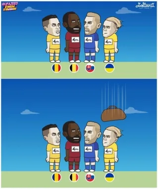 Ảnh meme bảng E Euro 2024